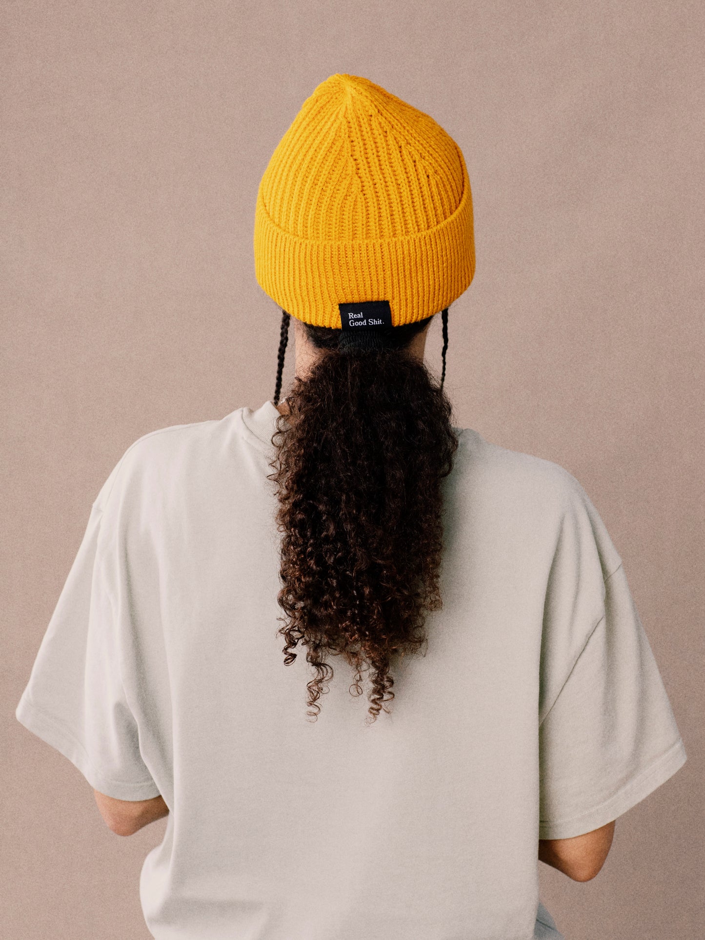 Real Good Shit Beanie (Mustard)