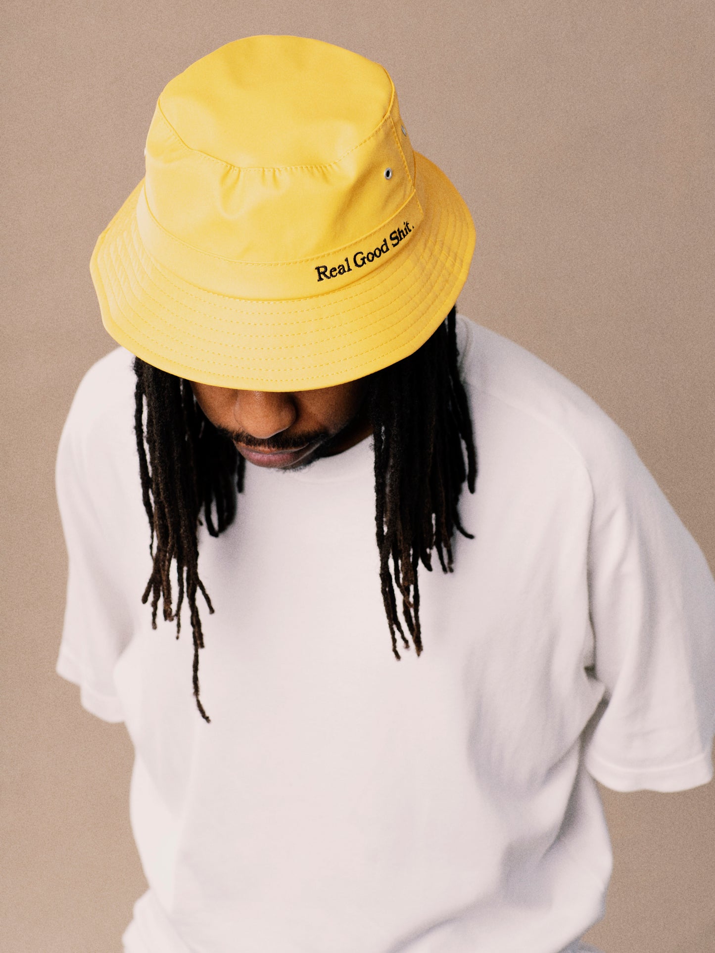 Real Good Shit All-Weather Bucket Hat (Yellow)