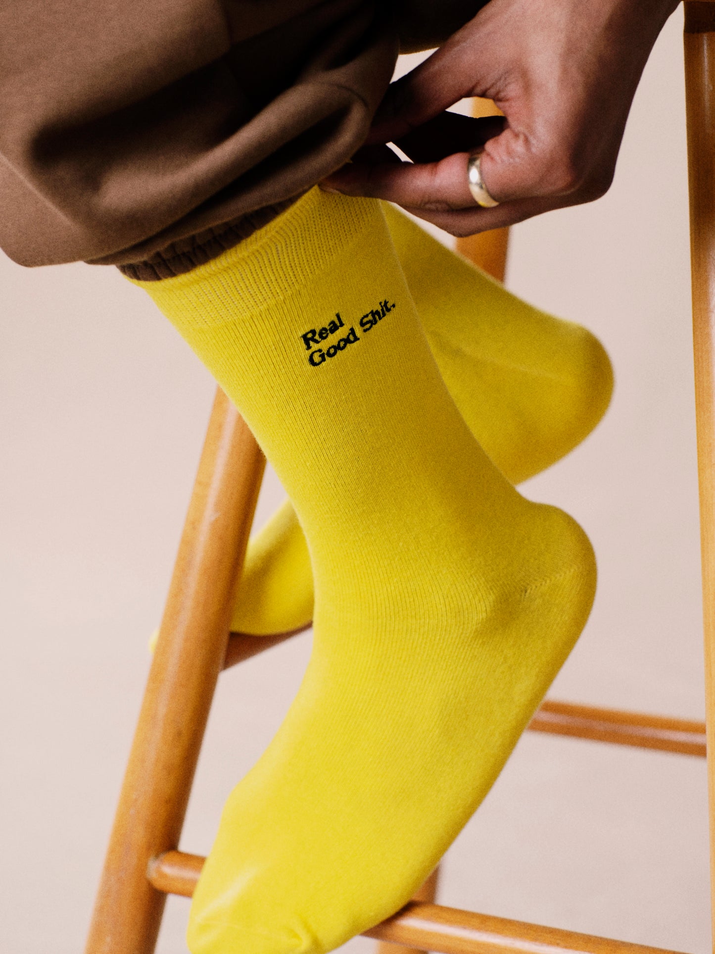 Real Good Shit Socks (Yellow)