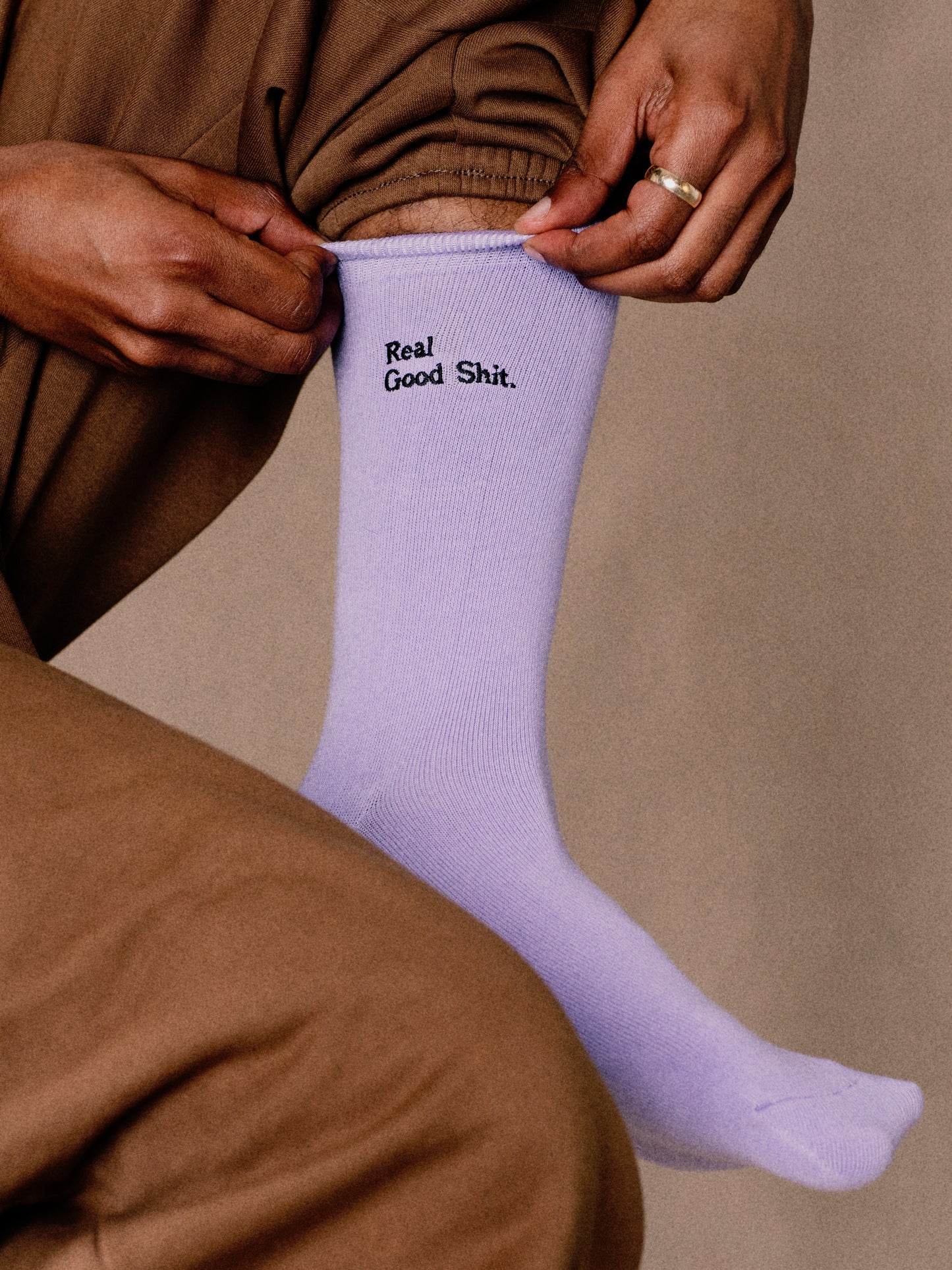 Real Good Shit Socks (Lilac)