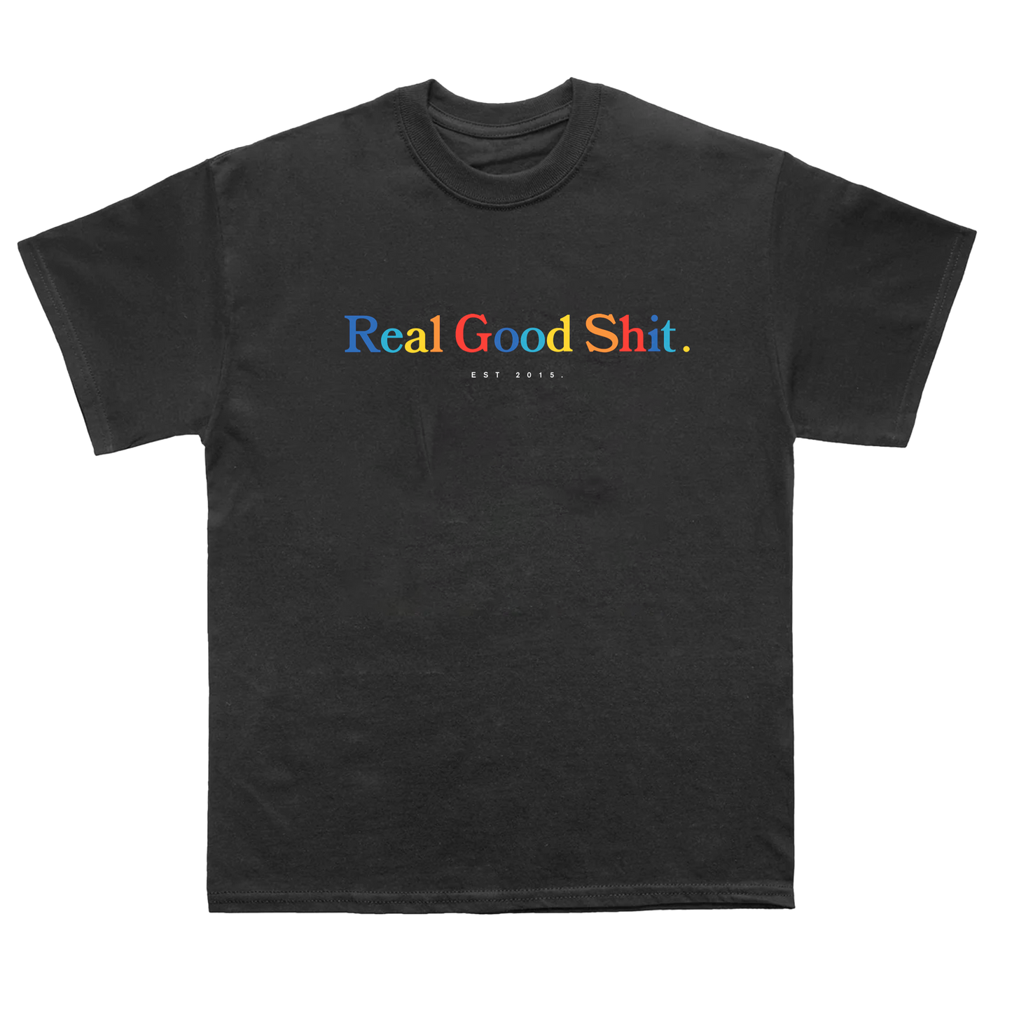 Multicolour Real Good Shit Tee (Black)
