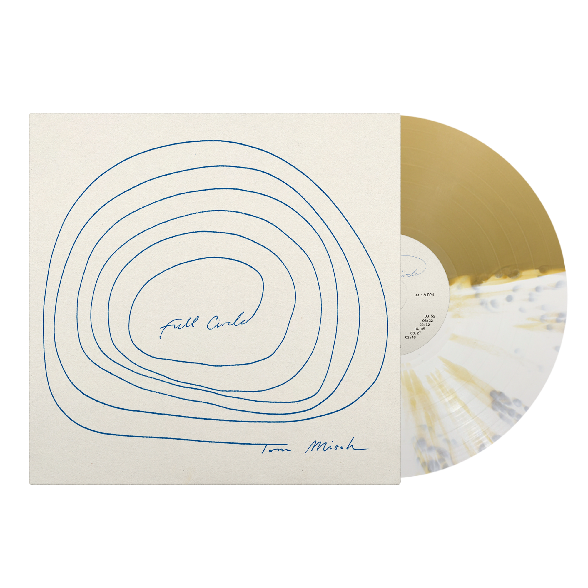 Full Circle | Split & Splatter White & Gold Vinyl – Tom Misch