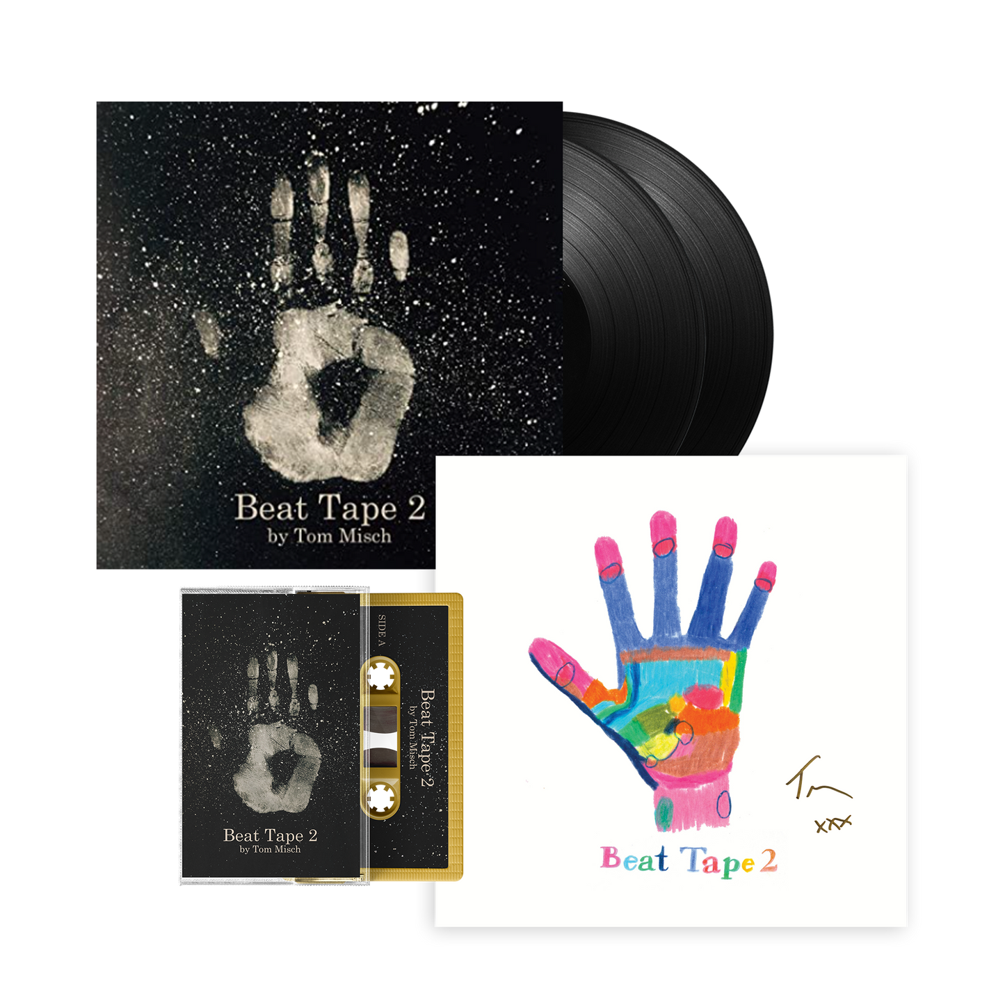 Beat Tape 2 10th Anniversary | Gold Cassette + Black Double Vinyl + Signed Print