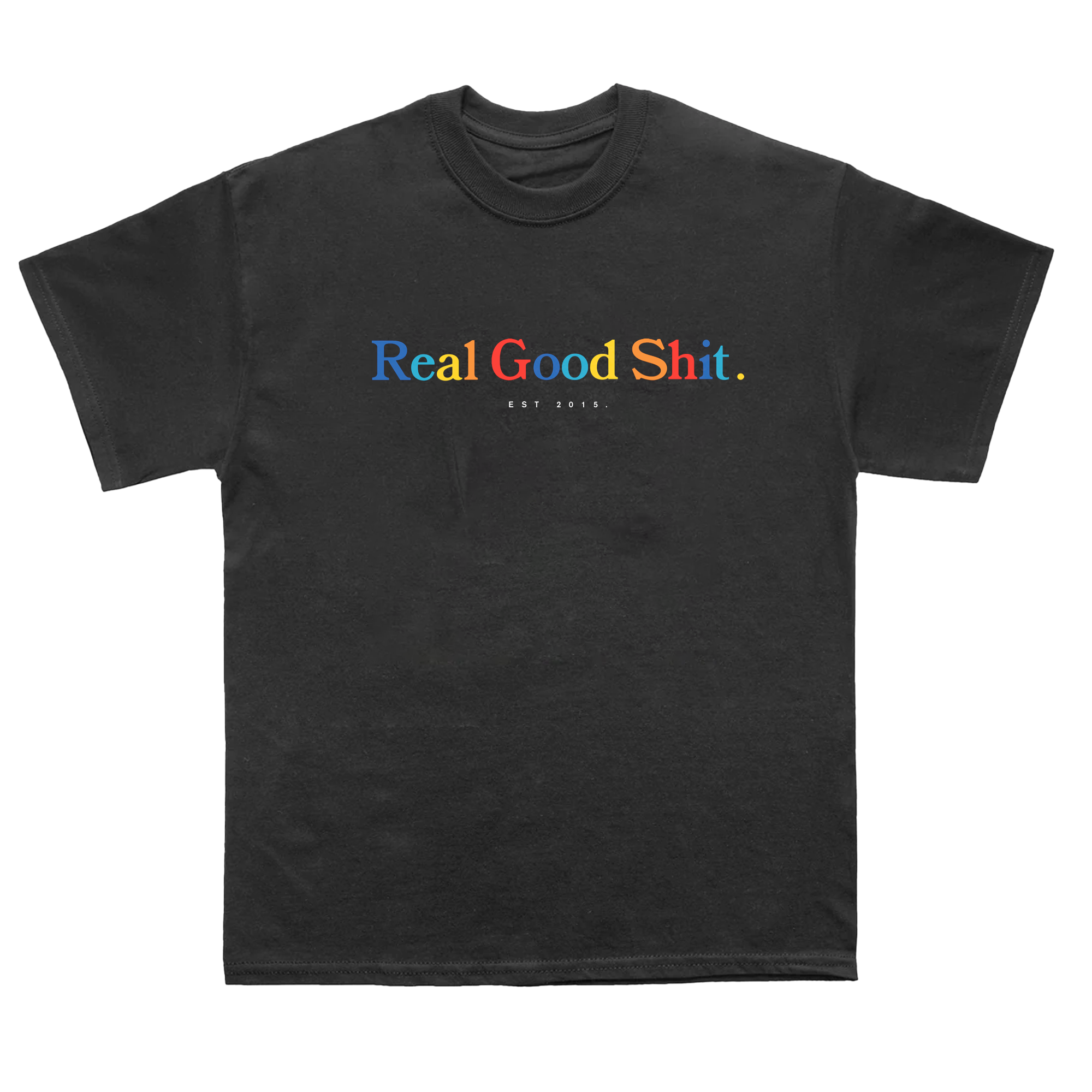 Multicolour Real Good Shit Tee (Black)