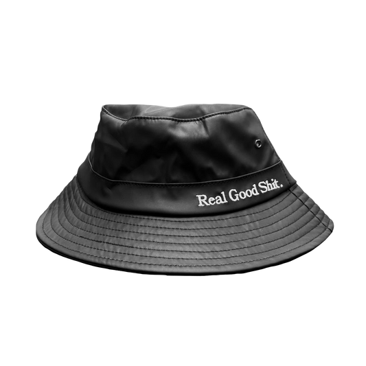 Real Good Shit All-Weather Bucket Hat (Black)