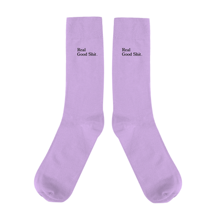 Real Good Shit Socks (Lilac)