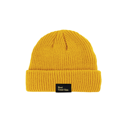 Real Good Shit Beanie (Mustard)