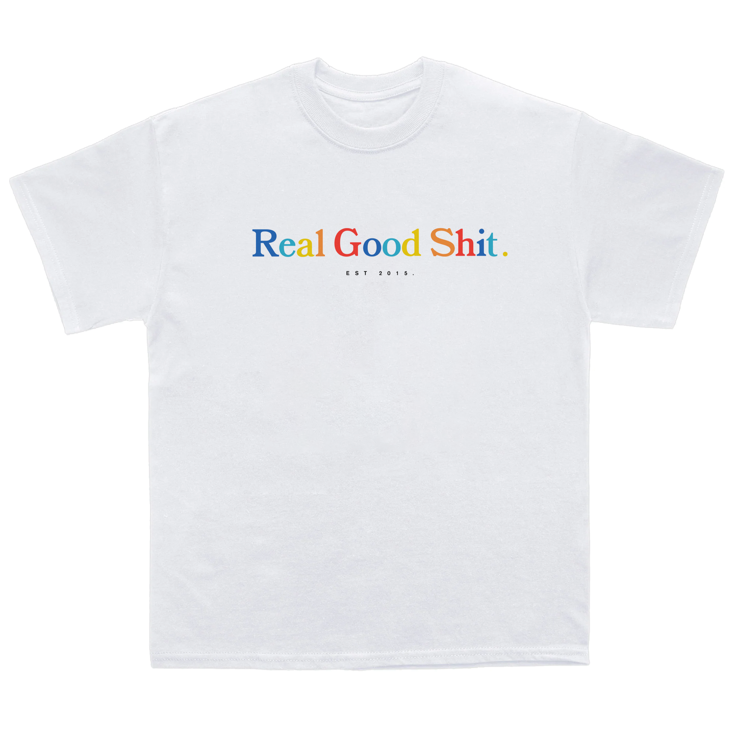 Multicolour Real Good Shit Tee (White)