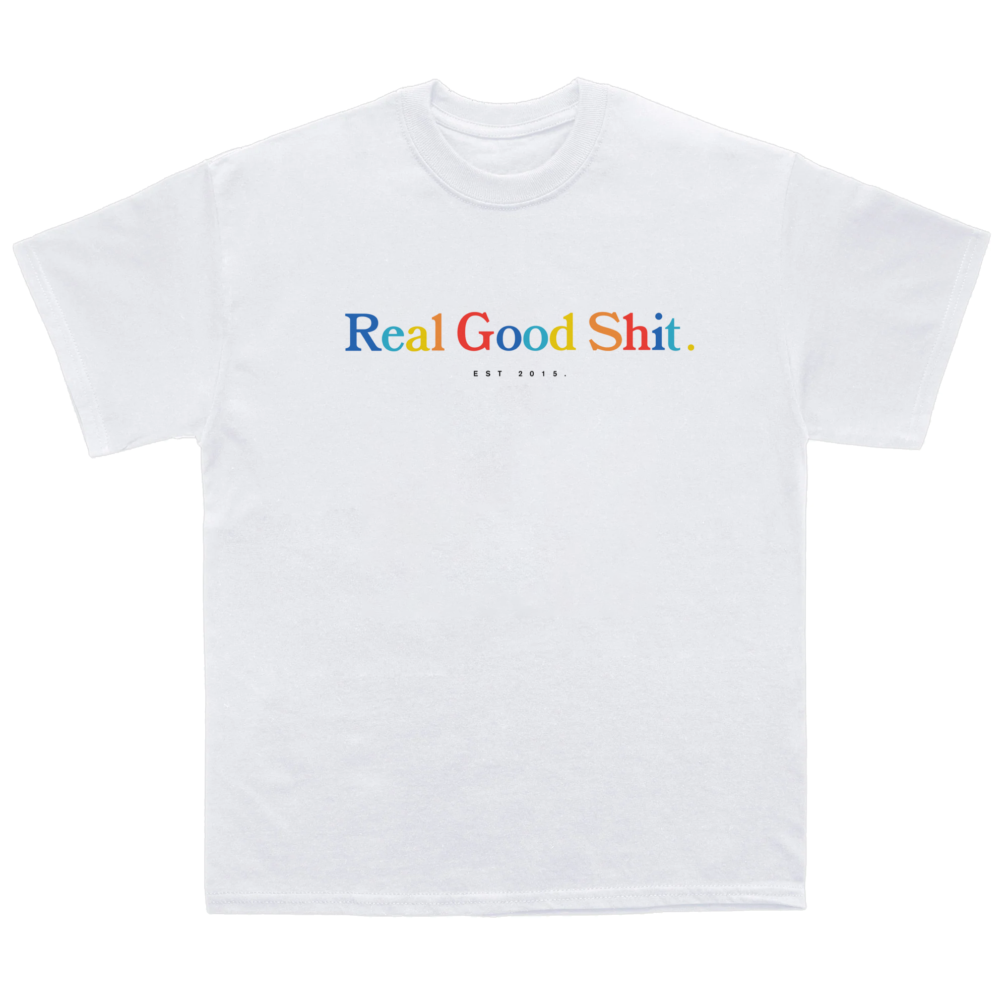 Multicolour Real Good Shit Tee (White)