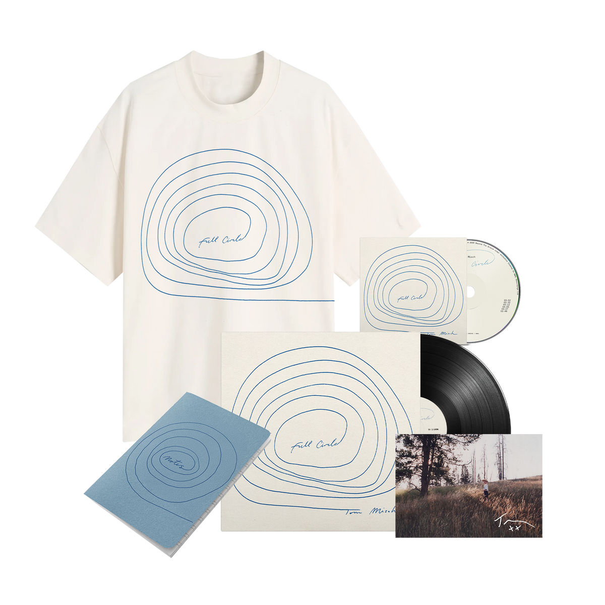Tom Misch　Full Circle　直筆サイン入りCD Full Circle | Standard CD + Standard Vinyl + Natural T-Shirt +