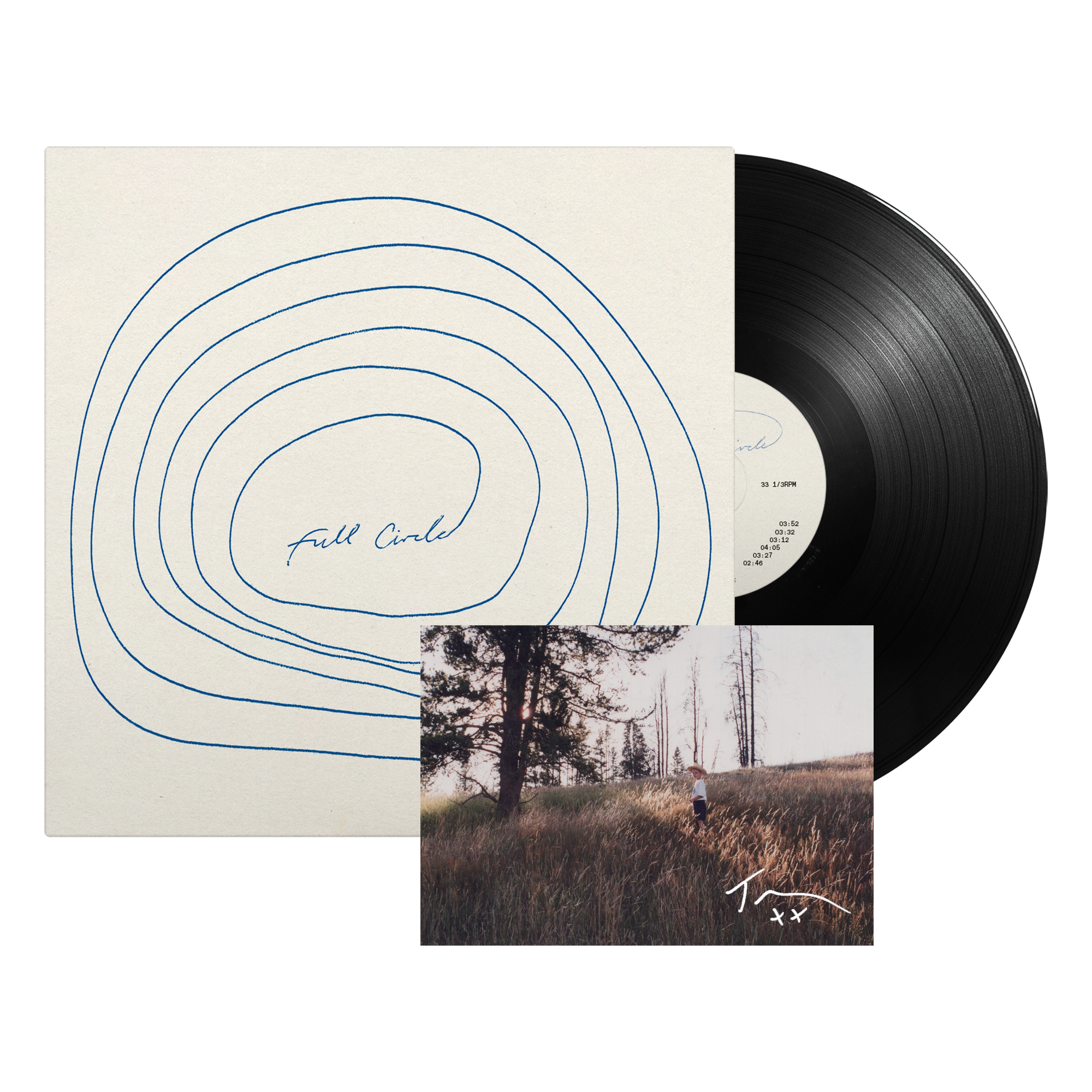 Full Circle | Standard Black Vinyl + Signed Postcard