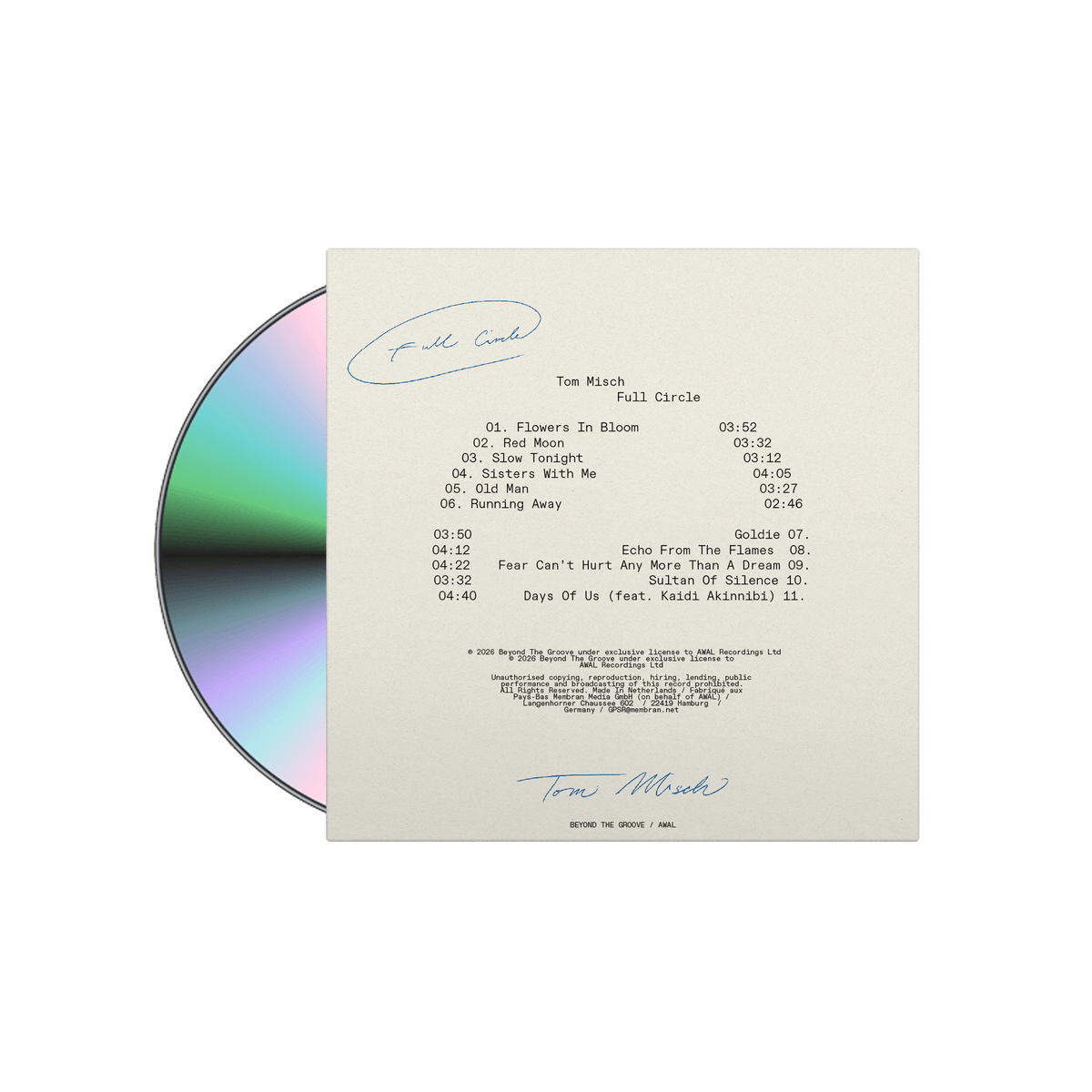 Full Circle | Standard CD + Signed Postcard – Tom Misch Full Circle | Standard CD + Signed Postcard – Tom Misch