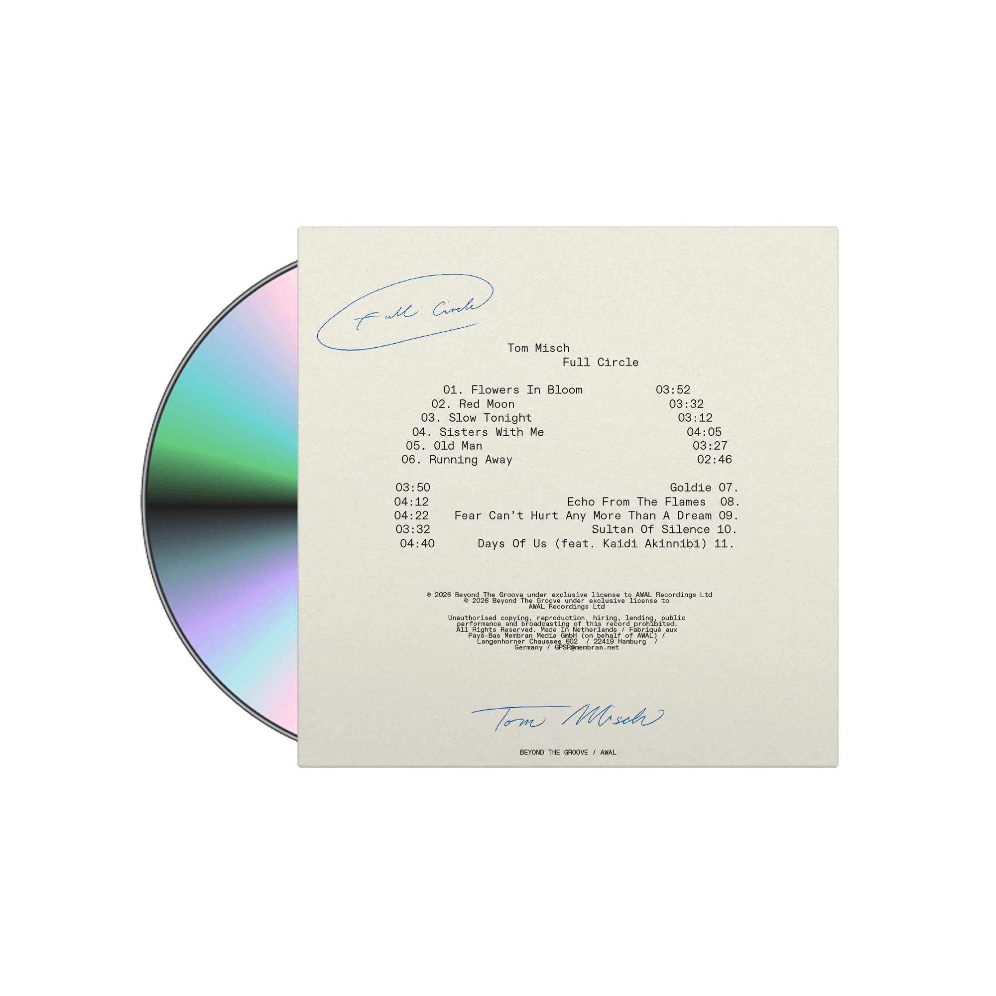 Full Circle | Standard CD + Signed Postcard