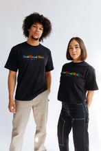 Load image into Gallery viewer, Multicolour Real Good Shit Tee (Black)
